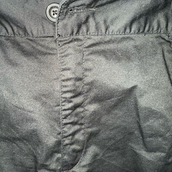 Black Button-Up Skort - Picture 2 of 9